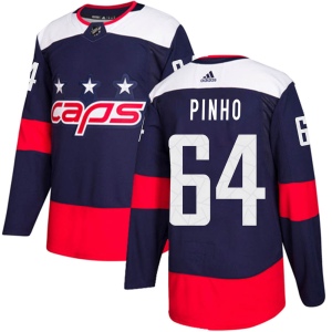 Men's Brian Pinho Washington Capitals Authentic 2018 Stadium Series Jersey - Navy Blue