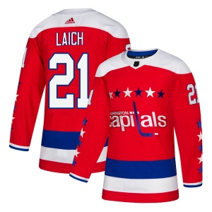 Men's Brooks Laich Washington Capitals Authentic Alternate Jersey - Red