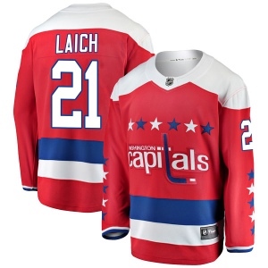 Men's Brooks Laich Washington Capitals Breakaway Alternate Jersey - Red