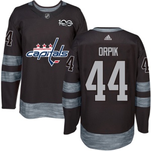 Men's Brooks Orpik Washington Capitals Authentic 1917-2017 100th Anniversary Jersey - Black