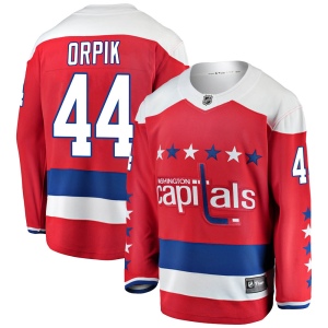 Men's Brooks Orpik Washington Capitals Breakaway Alternate Jersey - Red