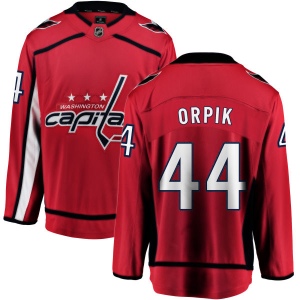 Men's Brooks Orpik Washington Capitals Home Breakaway Jersey - Red