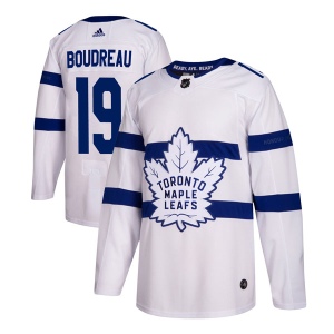 Men's Bruce Boudreau Toronto Maple Leafs Authentic 2018 Stadium Series Jersey - White