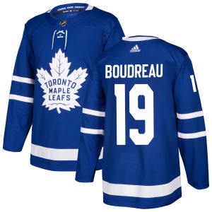 Men's Bruce Boudreau Toronto Maple Leafs Authentic Jersey - Blue