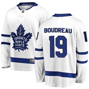 Men's Bruce Boudreau Toronto Maple Leafs Breakaway Away Jersey - White