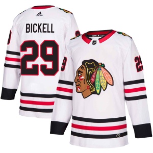 Men's Bryan Bickell Chicago Blackhawks Authentic Away Jersey - White