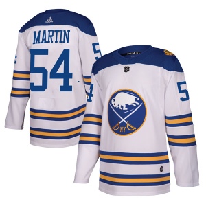 Men's Brycen Martin Buffalo Sabres Authentic 2018 Winter Classic Jersey - White