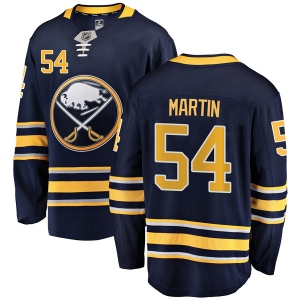 Men's Brycen Martin Buffalo Sabres Breakaway Home Jersey - Navy Blue