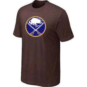 Men's Buffalo Sabres Big & Tall Logo T-Shirt - - Brown