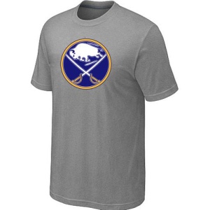 Men's Buffalo Sabres Big & Tall Logo T-Shirt - - Grey