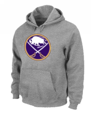 Men's Buffalo Sabres Pullover Hoodie - - Grey