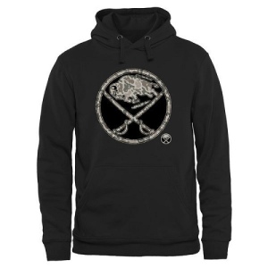 Men's Buffalo Sabres Rink Warrior Pullover Hoodie - Black