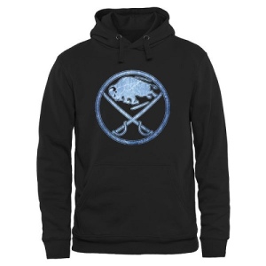 Men's Buffalo Sabres Rinkside Pond Hockey Pullover Hoodie - - Black