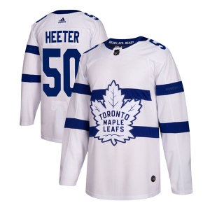 Men's Cal Heeter Toronto Maple Leafs Authentic 2018 Stadium Series Jersey - White