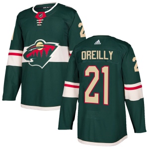 Men's Cal Oreilly Minnesota Wild Authentic Home Jersey - Green