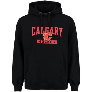 Men's Calgary Flames Rinkside City Pride Pullover Hoodie - - Black