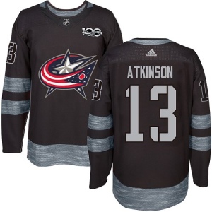 Men's Cam Atkinson Columbus Blue Jackets Authentic 1917-2017 100th Anniversary Jersey - Black