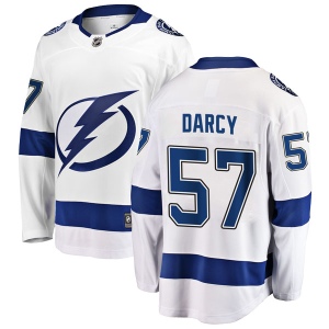 Men's Cam Darcy Tampa Bay Lightning Breakaway Away Jersey - White