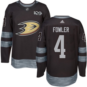 Men's Cam Fowler Anaheim Ducks Authentic 1917-2017 100th Anniversary Jersey - Black