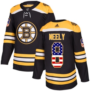 Men's Cam Neely Boston Bruins Authentic USA Flag Fashion Jersey - Black