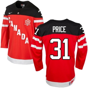 Men's Carey Price Team Canada Premier 100th Anniversary Olympic Hockey Jersey - Red