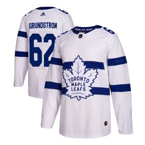 Men's Carl Grundstrom Toronto Maple Leafs Authentic 2018 Stadium Series Jersey - White