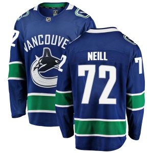 Men's Carl Neill Vancouver Canucks Breakaway Home Jersey - Blue