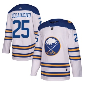 Men's Carlo Colaiacovo Buffalo Sabres Authentic 2018 Winter Classic Jersey - White