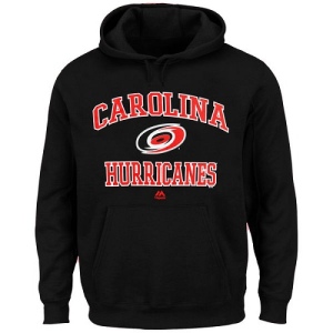 Men's Carolina Hurricanes Heart & Soul Hoodie - - Black