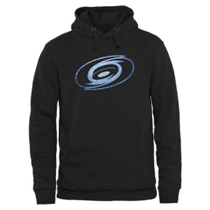 Men's Carolina Hurricanes Rinkside Pond Hockey Pullover Hoodie - - Black