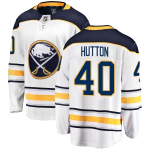 Men's Carter Hutton Buffalo Sabres Breakaway Away Jersey - White