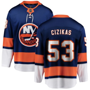 Men's Casey Cizikas New York Islanders Home Breakaway Jersey - Blue