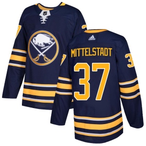 Men's Casey Mittelstadt Buffalo Sabres Authentic Home Jersey - Navy