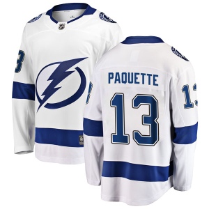 Men's Cedric Paquette Tampa Bay Lightning Breakaway Away Jersey - White