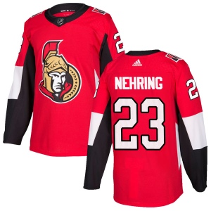 Men's Chad Nehring Ottawa Senators Authentic Home Jersey - Red