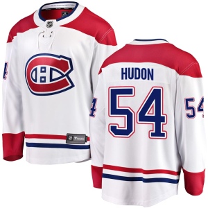 Men's Charles Hudon Montreal Canadiens Breakaway Away Jersey - White