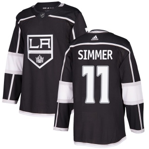 Men's Charlie Simmer Los Angeles Kings Authentic Home Jersey - Black