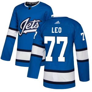 Men's Chase De Leo Winnipeg Jets Authentic Alternate Jersey - Blue