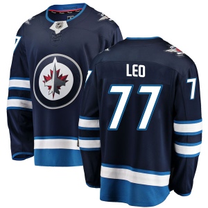 Men's Chase De Leo Winnipeg Jets Breakaway Home Jersey - Blue