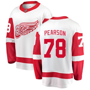 Men's Chase Pearson Detroit Red Wings Breakaway Away Jersey - White