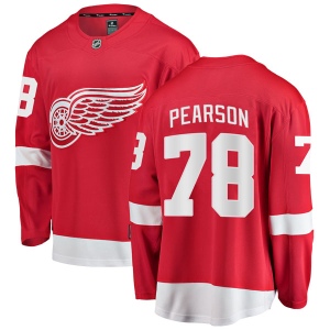 Men's Chase Pearson Detroit Red Wings Breakaway Home Jersey - Red