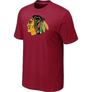 Men's Chicago Blackhawks Big & Tall Logo T-Shirt - - Red