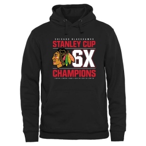 Men's Chicago Blackhawks Rinkside Victor Pullover Hoodie - - Black