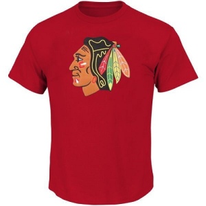 Men's Chicago Blackhawks T-Shirts - - Red