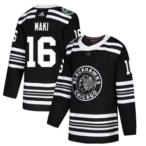 Men's Chico Maki Chicago Blackhawks Authentic 2019 Winter Classic Jersey - Black