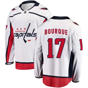 Men's Chris Bourque Washington Capitals Breakaway Away Jersey - White