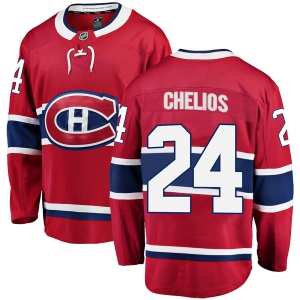 Men's Chris Chelios Montreal Canadiens Breakaway Home Jersey - Red