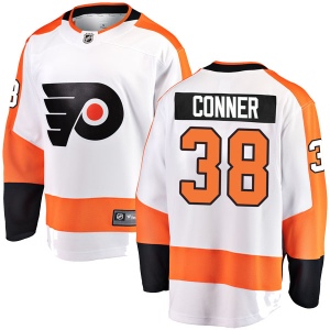 Men's Chris Conner Philadelphia Flyers Breakaway Away Jersey - White