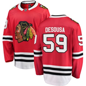 Men's Chris DeSousa Chicago Blackhawks Breakaway Home Jersey - Red