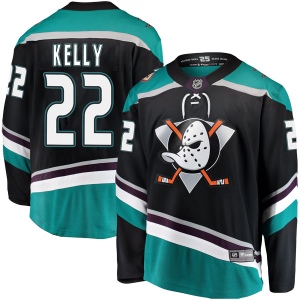 Men's Chris Kelly Anaheim Ducks Breakaway Alternate Jersey - Black